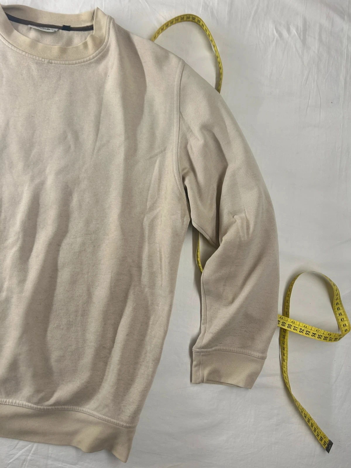 Blusa de gola alta creme Canda – photo 3
